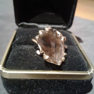 Smokey Quartz Ring Sz 6